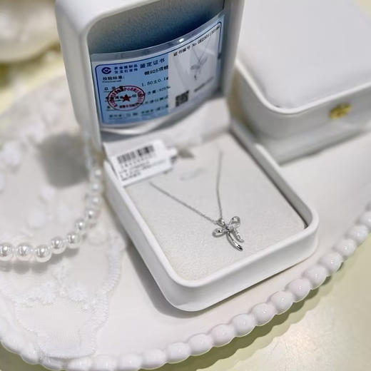 小众设计蝴蝶结气质S925项链-纪念日百货门店同款167595608 商品图4