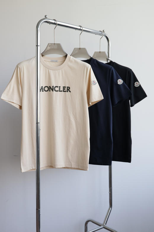 M0nc1er 字母刺绣短袖T恤｜奢雅质感，型格自成 TX664 商品图3