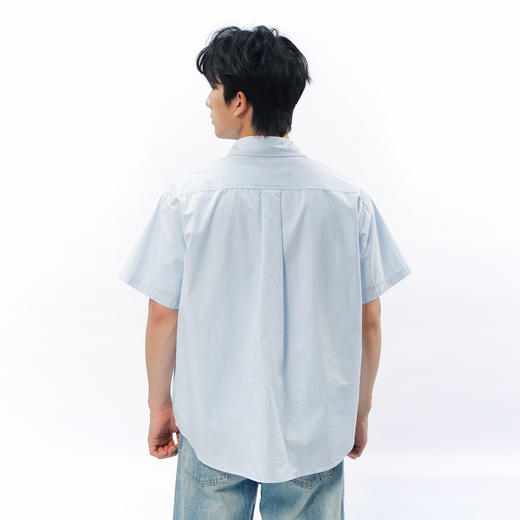 简约宽松净色百搭短袖衬衫-纪念日百货门店同款171652134 商品图2