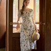 LPIUTY 绿野仙踪秀款印花连衣裙 L018109 仙女碎花裙 方领凸显天鹅颈 复古又减龄 垂坠感面料 高腰线+大A摆设计 自带氛围感【下单3-7天发货！周日、节假日顺延】 商品缩略图4