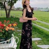 LPIUTY 正反两穿秀款印花花卉连衣裙 L0129010 细腻纹路自带高级滤镜 无袖设计+定制荷叶边领型 遮肉显瘦 贴合腰臀曲线；【下单3-7天发货！周日、节假日顺延】 商品缩略图12