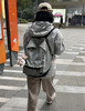 原价300多三宅一生Kuro男女菱格双肩包书包042603 商品缩略图13
