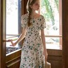 LPIUTY 绿野仙踪秀款印花连衣裙 L018109 仙女碎花裙 方领凸显天鹅颈 复古又减龄 垂坠感面料 高腰线+大A摆设计 自带氛围感【下单3-7天发货！周日、节假日顺延】 商品缩略图2