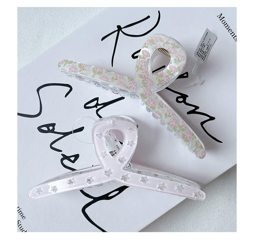 简约百搭清新印花抓夹-纪念日百货门店同款171348677 商品图3