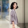 西子/星尘罗马气质时尚通勤百搭极简西装星尘紫女外套/WTTJ109 商品缩略图2