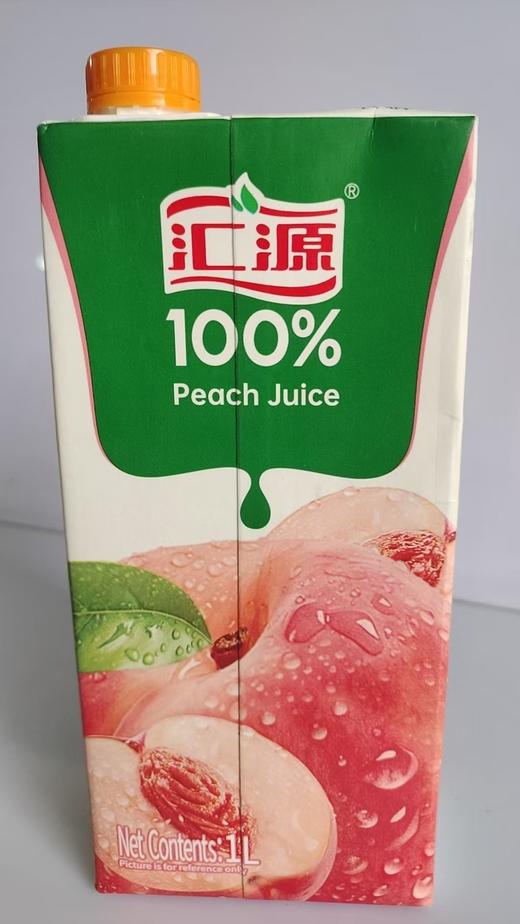 汇源1L苗条装100%桃汁 商品图3