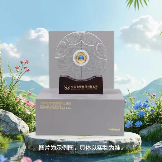 【发行价】2026年守护地球家园金银币3克金币 单枚金币 中国人民银行发行 商品图3