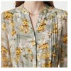 PALUOPO/PL桑蚕丝V领收腰显瘦真丝碎花连衣裙ES250835Z 商品缩略图4