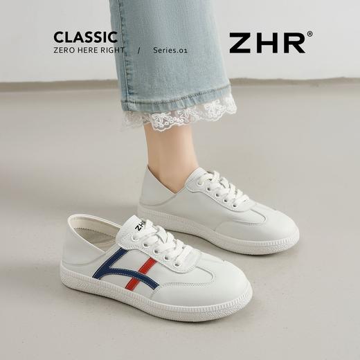 ZHR休闲两穿百搭小白鞋女2026新款春季德训鞋软底运动休闲鞋 商品图5