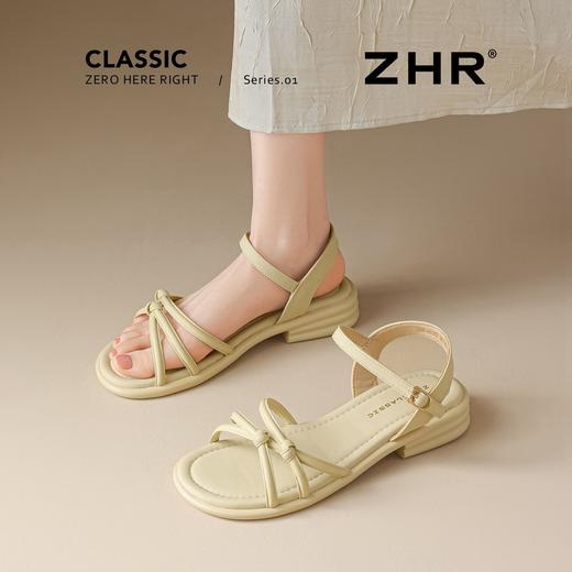ZHR则则时尚爆款一字超软凉鞋女鞋2026下降新款网红高级沙滩拖鞋 商品图9
