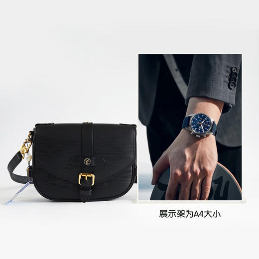【95新】LV路易威登M23469黑色水波纹Saumur BB双子星单肩斜挎包女士270426AK05 商品图9