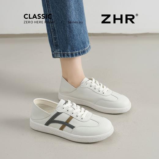 ZHR休闲两穿百搭小白鞋女2026新款春季德训鞋软底运动休闲鞋 商品图8