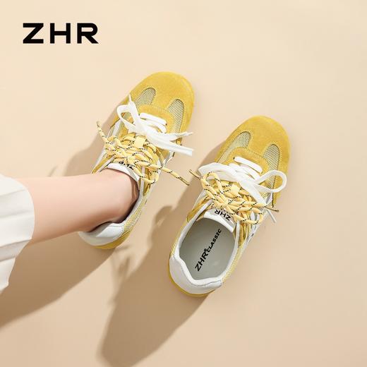 ZHR则则网面透气德训鞋女夏2026新款复古薄底休闲运动阿甘鞋 商品图6
