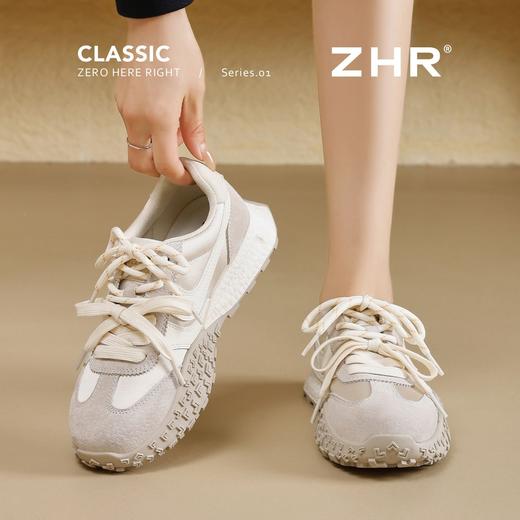 ZHR高颜值百搭阿甘鞋春夏新款4.5CM增高休闲德训鞋舒适运动鞋 商品图8