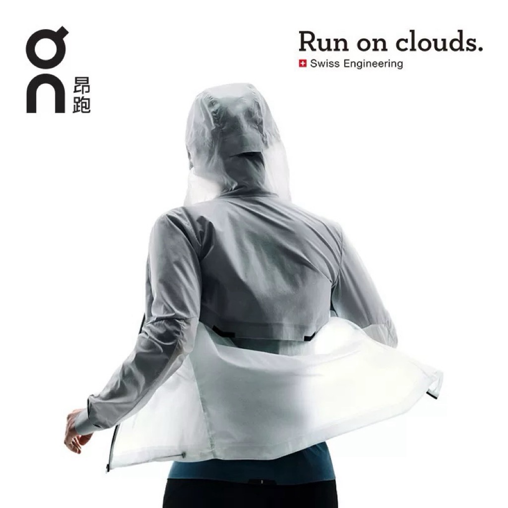 On昂跑运动上衣Weather Jacket轻量透气防风防水跑步防晒服皮肤衣 线上1000+