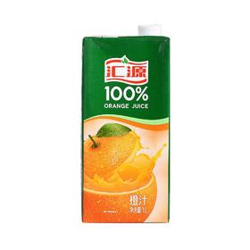 汇源1L苗条装100%橙汁
