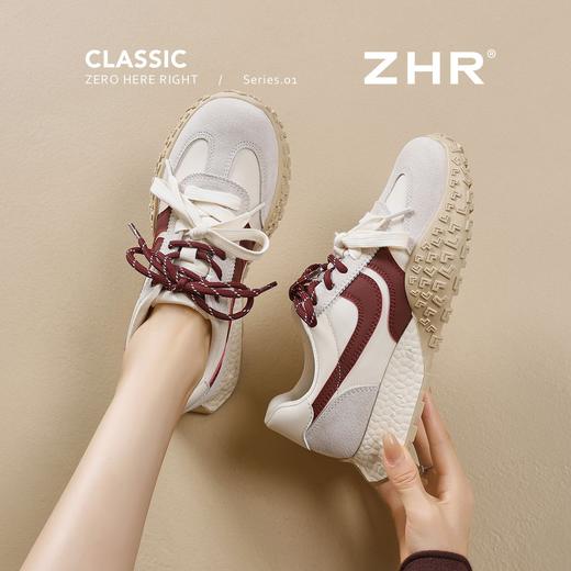 ZHR高颜值百搭阿甘鞋春夏新款4.5CM增高休闲德训鞋舒适运动鞋 商品图3
