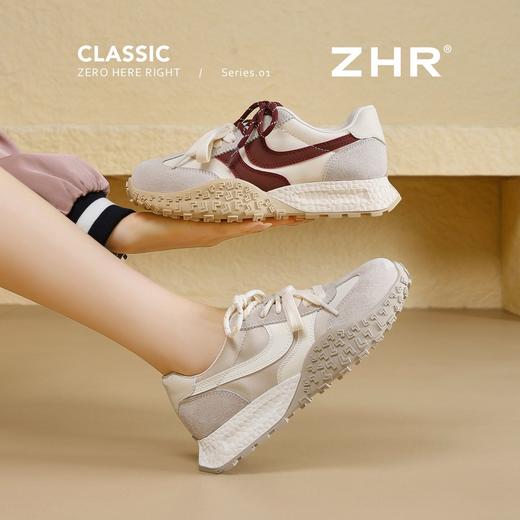 ZHR高颜值百搭阿甘鞋春夏新款4.5CM增高休闲德训鞋舒适运动鞋 商品图1