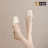 ZHR则则【头层羊皮】粗跟高跟鞋包头拖鞋外穿2026夏季新穆勒女鞋 商品缩略图3