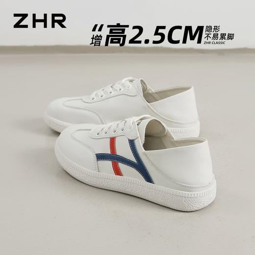 ZHR休闲两穿百搭小白鞋女2026新款春季德训鞋软底运动休闲鞋 商品图1