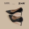 ZHR则则【跟高8CM】气质红底高跟鞋2026新款尖头浅口细跟鞋职业鞋 商品缩略图4