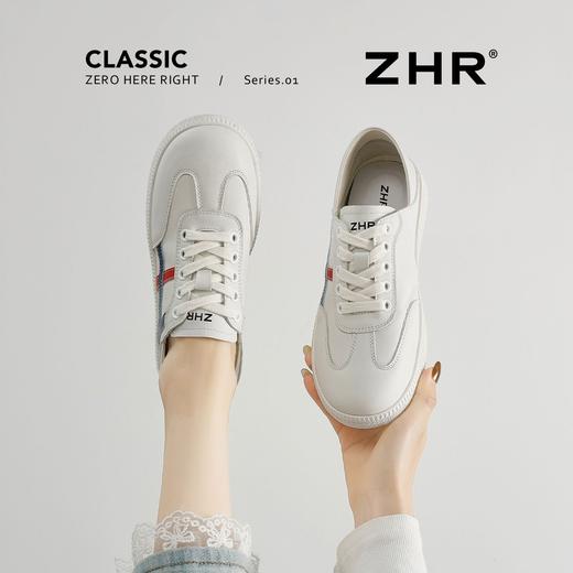 ZHR休闲两穿百搭小白鞋女2026新款春季德训鞋软底运动休闲鞋 商品图7