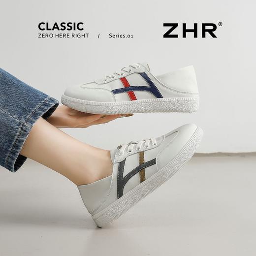 ZHR休闲两穿百搭小白鞋女2026新款春季德训鞋软底运动休闲鞋 商品图9