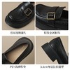 ZHR厚底英伦乐福鞋女鞋2026春季新款软底复古一脚蹬百搭通勤单鞋 商品缩略图4