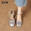 ZHR则则编织网格镂空玛丽珍鞋女鞋2026新款夏季透气超软底凉拖鞋 商品缩略图9