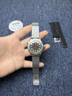 OR欧米茄海马300米系列【007海马灰】米兰钢带 男士腕表 表径42mm 8806一体机