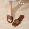 ZHR则则【二层牛皮】复古平底拖鞋外穿2026夏季新款百搭女鞋轻便 商品缩略图6