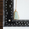 【天然正品】A货翡翠 AU750黄金镶天然细腻浅绿冰种宝宝佛翡翠吊坠项链 020425AH43 商品缩略图2