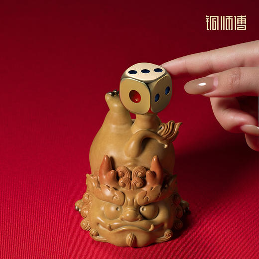 铜师傅《转大发》《转大顺》客厅办公室貔貅铜摆件解压把玩工艺品 商品图6