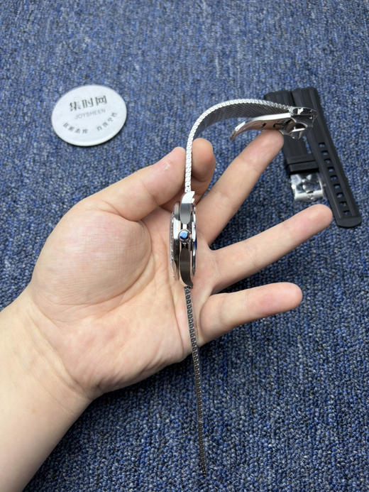 OR欧米茄海马300米系列【007海马灰】米兰钢带 男士腕表 表径42mm 8806一体机 商品图5