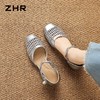 ZHR则则编织网格镂空玛丽珍鞋女鞋2026新款夏季透气超软底凉拖鞋 商品缩略图8