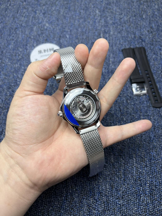 OR欧米茄海马300米系列【007海马灰】米兰钢带 男士腕表 表径42mm 8806一体机 商品图6