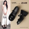 ZHR【猪皮垫】甜美蝴蝶结玛丽珍女鞋新款法式百搭jk鞋黑色小皮鞋 商品缩略图0