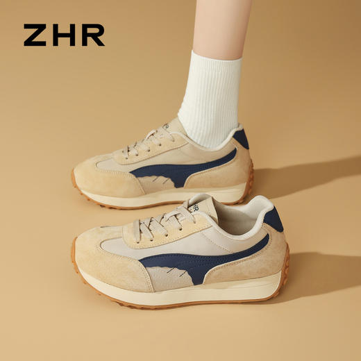 ZHR女鞋运动休闲鞋春夏款阿甘鞋轻便软底舒适百搭爆款德训旅游鞋 商品图6