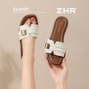 ZHR则则【二层牛皮】复古平底拖鞋外穿2026夏季新款百搭女鞋轻便 商品缩略图2
