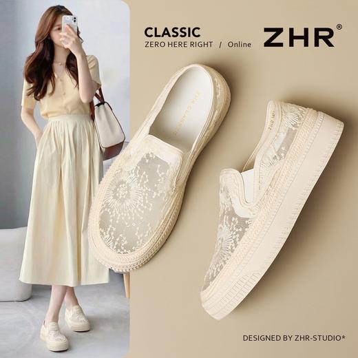 ZHR则则时尚百搭刺绣渔夫鞋女2026新款编织显瘦舒适透气耐磨单鞋 商品图0