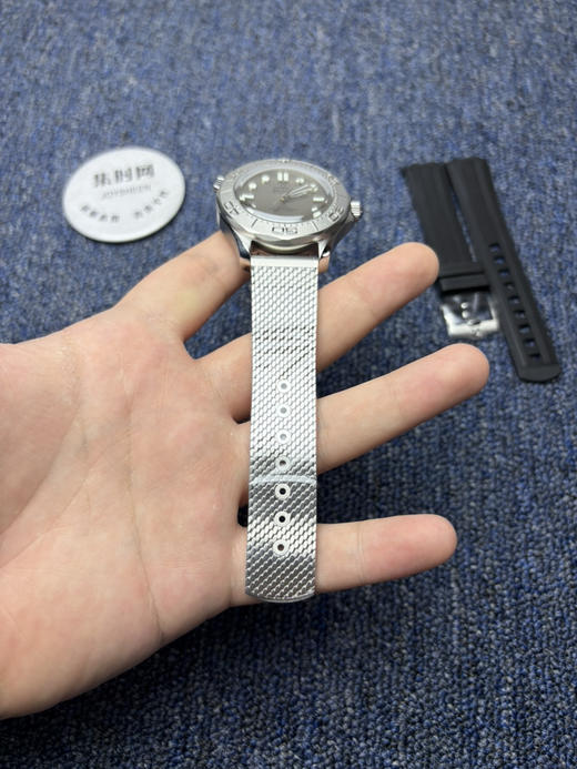 OR欧米茄海马300米系列【007海马灰】米兰钢带 男士腕表 表径42mm 8806一体机 商品图10
