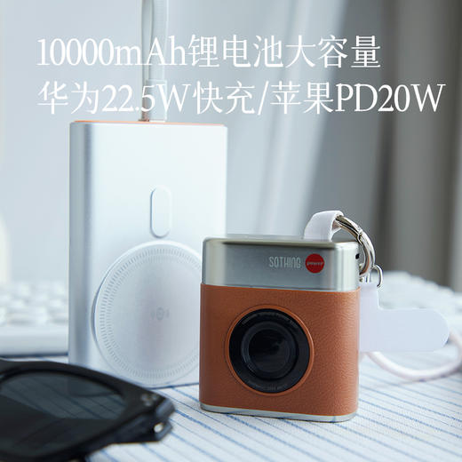 【磁吸充电宝】【新增复古款】手机耳机都能充电 1万毫安 可上飞机高铁 商品图1