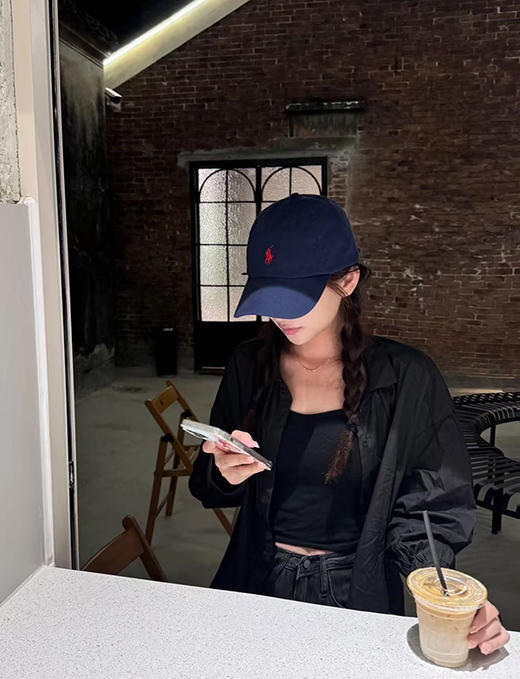 自带美式复古氛围感！拉夫经典刺绣小标鸭舌帽！男女同款！ 商品图3