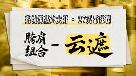 【胯肩组合-云遮】系统六大开27式版带练课（陆师亲授）