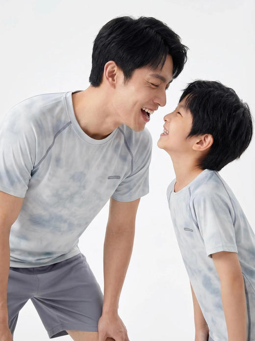 【原纱防晒 UPF50+】索菲文·云朵炫彩速干凉感运动套装（亲子装） 商品图1