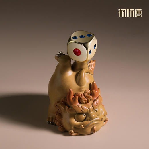 铜师傅《转大发》《转大顺》客厅办公室貔貅铜摆件解压把玩工艺品 商品图4