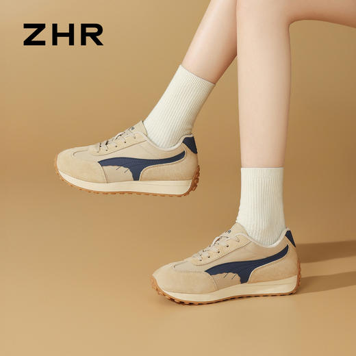 ZHR女鞋运动休闲鞋春夏款阿甘鞋轻便软底舒适百搭爆款德训旅游鞋 商品图5