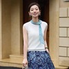 西子/心动轨迹莱赛尔醋酸春夏凉感百搭修身吊带背心女/MSXS0659 商品缩略图1