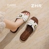 ZHR则则【二层牛皮】复古平底拖鞋外穿2026夏季新款百搭女鞋轻便 商品缩略图1