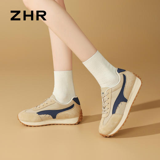 ZHR女鞋运动休闲鞋春夏款阿甘鞋轻便软底舒适百搭爆款德训旅游鞋 商品图2